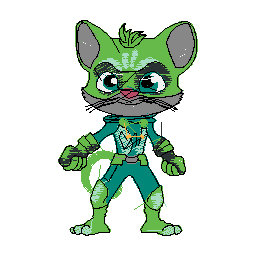 Green Cat hero logo .bmp